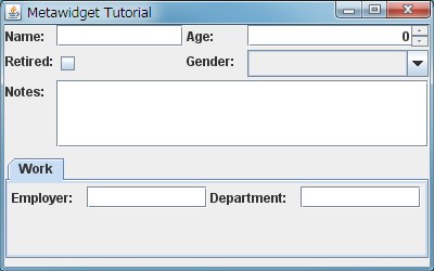 Two-column layout with a JTabbedPane